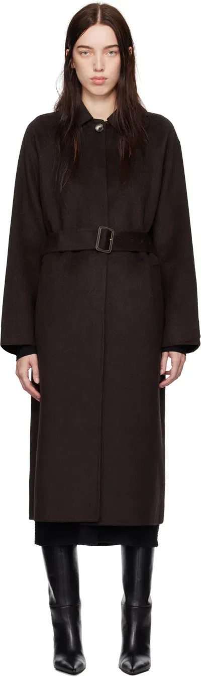 Proenza Schouler Brown  White Label Juliette Coat In 251 Hickory