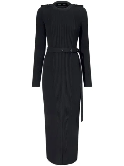 Proenza Schouler Lauryn Maxi Dress In Black