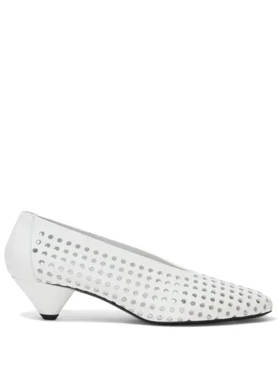 Proenza Schouler Perforated Cone Pumps 40 Mm In White