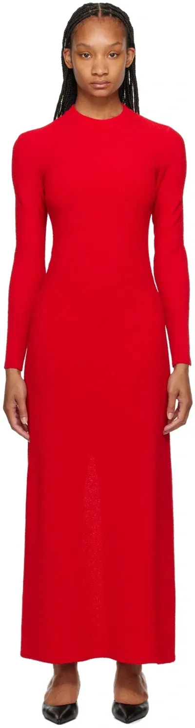 Proenza Schouler Red Lara Maxi Dress In 600 Red