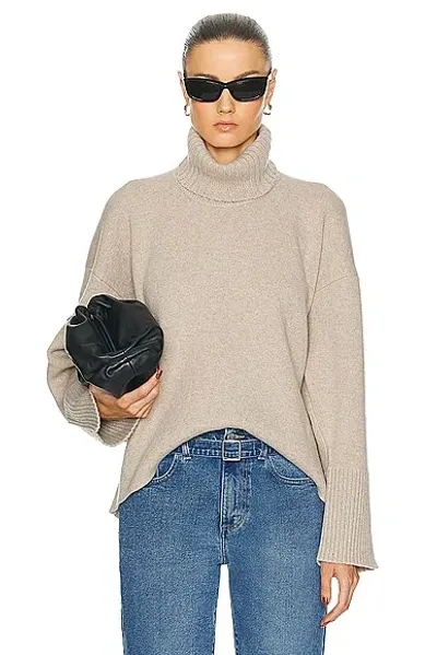 Proenza Schouler Sandra Turtleneck Sweater In Oatmeal