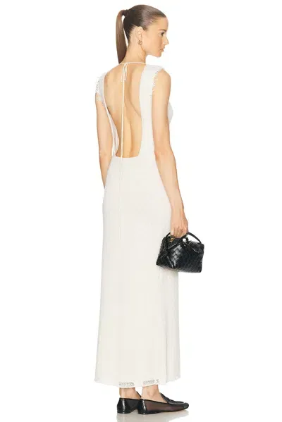 Proenza Schouler Silivia Long Dress In Pearl