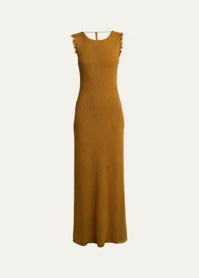 Proenza Schouler Silvia Backless Dress In Cider