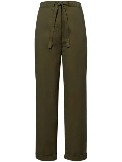 Proenza Schouler White Label Preston Trousers In Green