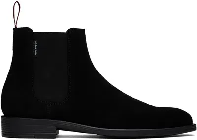 Ps By Paul Smith Suede Chelsea Boots In Schwarz