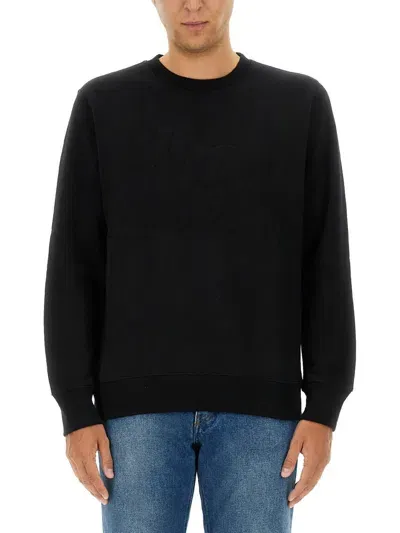 Ps By Paul Smith Cotton Sweatshirt In Black