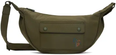 Ps By Paul Smith Khaki Crescent Bag In 36 Greens