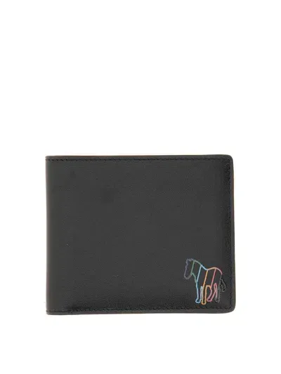 Ps By Paul Smith Leather Wallet In Black