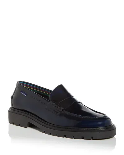 Ps By Paul Smith Ps Paul Smith Man Loafers Black Size 12 Bovine Leather