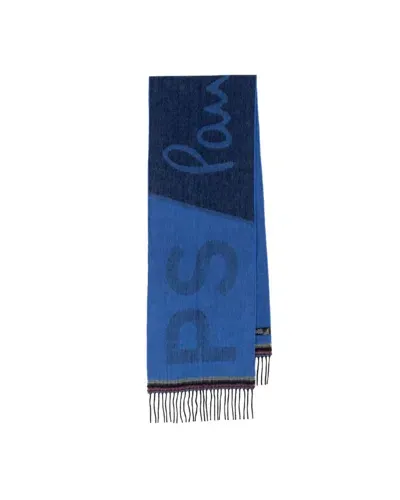 Ps By Paul Smith Ps Paul Smith Scarf In Blue