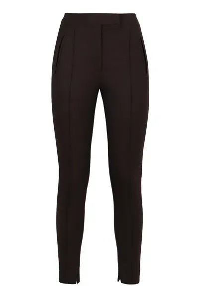 Pt Torino Skinny Trousers In Brown