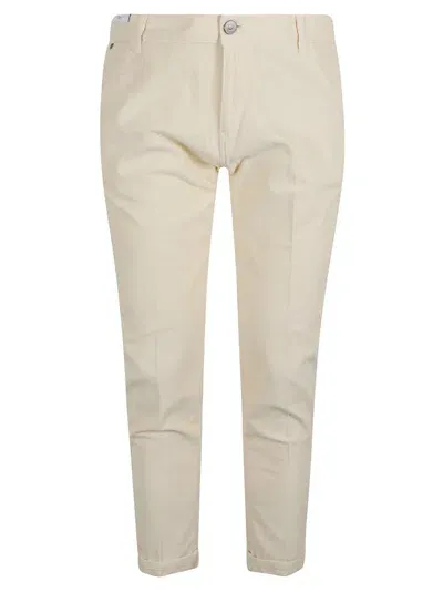 Pt Torino Trousers In Neutral