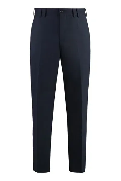 Pt01 Michael Wool Trousers In Blue