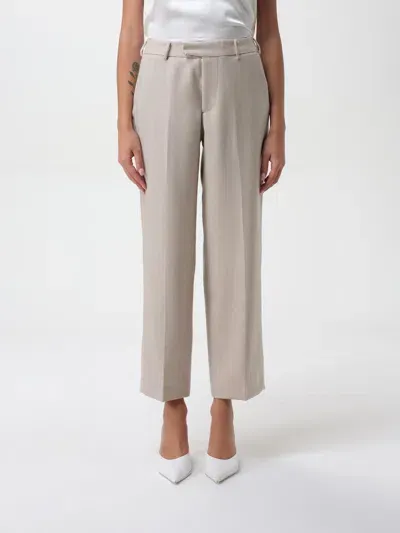 Pt01 Pants  Woman Color Beige