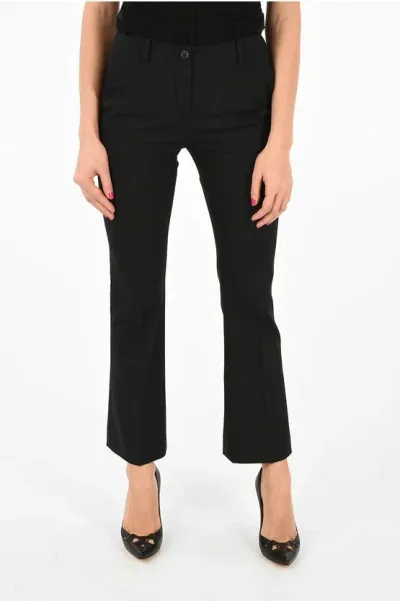 Pt01 Virgin Wool Jaine Pants In Black