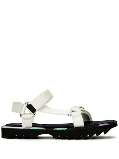 Pucci Crush Sandals In White