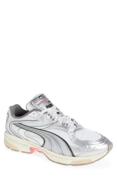 Puma Extos Sneaker In Warm White-cast Iron