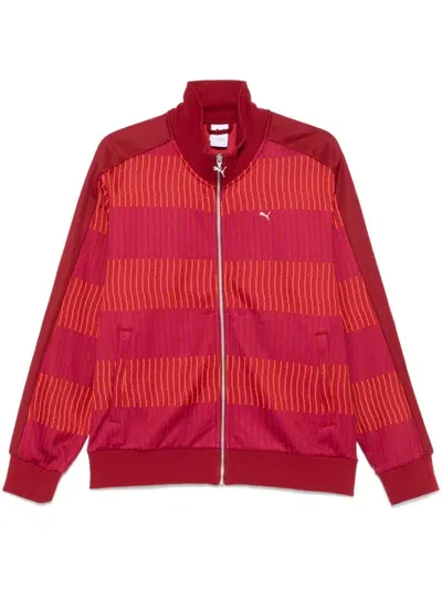 Puma The Players Lane T7 Jacket In Red