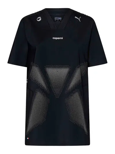 Puma X Coperni Tech Fabric Jersey With Reflective Details In Black