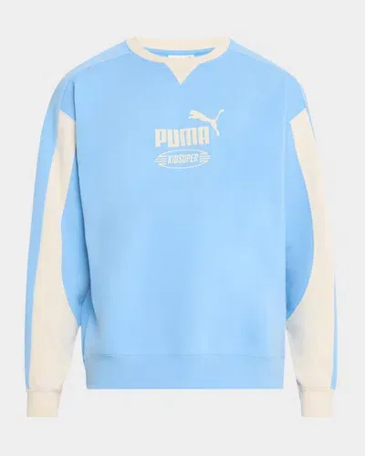 Puma X Kidsuper Men's Crew Sweatshirt In Blue