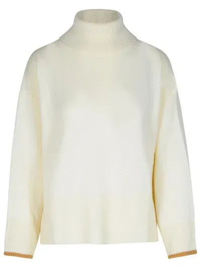 Puro Tatto Cashmere Cream Turtleneck Sweater