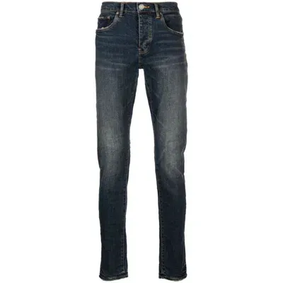 Purple Brand P001 Low-rise Slim-fit Jeans In Blue