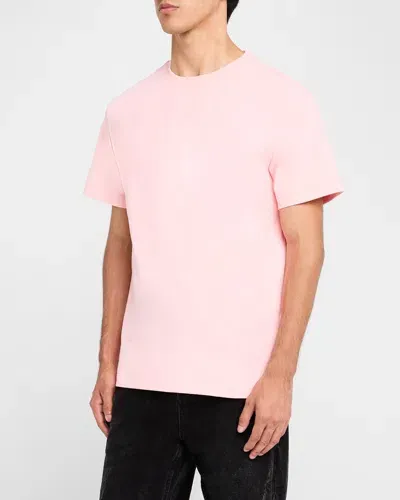 Purple Men's Heavyweight Jersey T-shirt In Pink