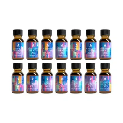 Pursonic 14 Pack Aromatherapy Essential Oil Gift Set. In Multicolor