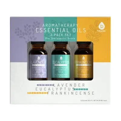 Pursonic 3 Pack Aromatherapy Essential Oils In Multicolor