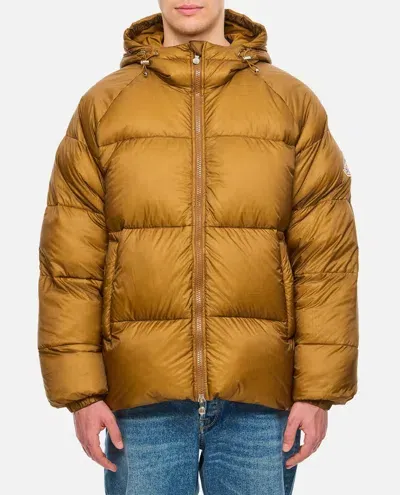 Pyrenex Sten Ripstop Puffer Jacket In Brown