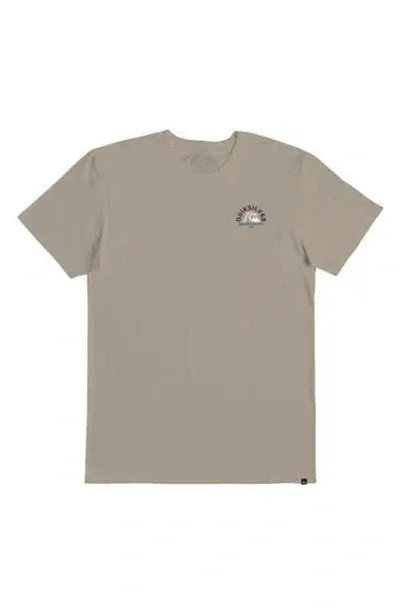 Quiksilver Ice Cold Graphic T-shirt In Plaza Taupe