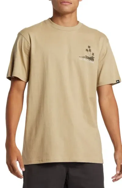 Quiksilver Island Vibes Mt0 Graphic T-shirt In Twill