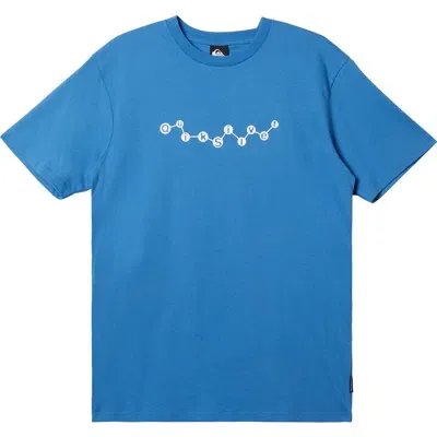 Quiksilver Modern Petro Moe Cotton Graphic T-shirt In Star Sapphire