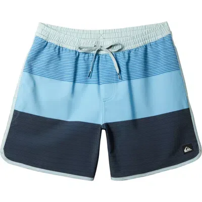 Quiksilver Surfsilk Tijuana Swim Trunks In Alaskan Blue