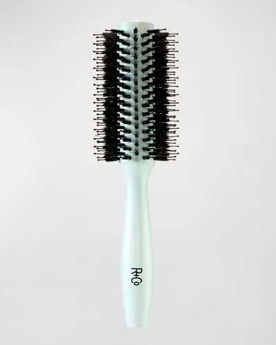 R + Co Large Vegan Round Hair Brush, 65mm In White