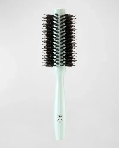 R + Co Medium Vegan Round Hair Brush, 58mm In White