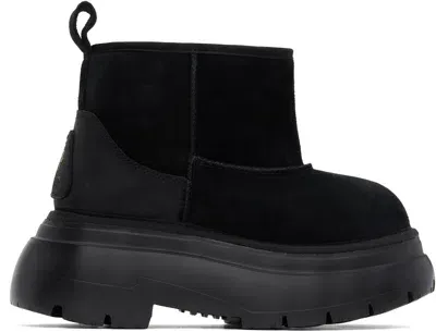 R13 Black Chunky Shearling Boots