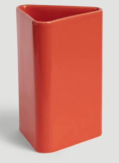 Raawii Large Canvas Vase In Orange