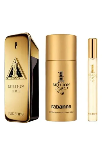 Rabanne 1 Million Elixir Parfum Intense 3-piece Gift Set $220 Value In No Color