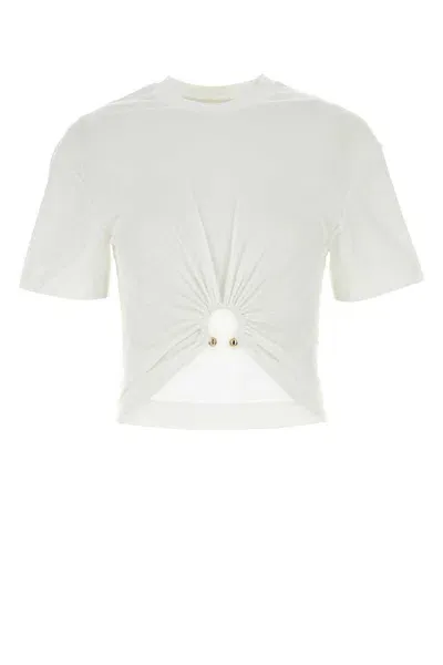 Rabanne Paco  T-shirt In White