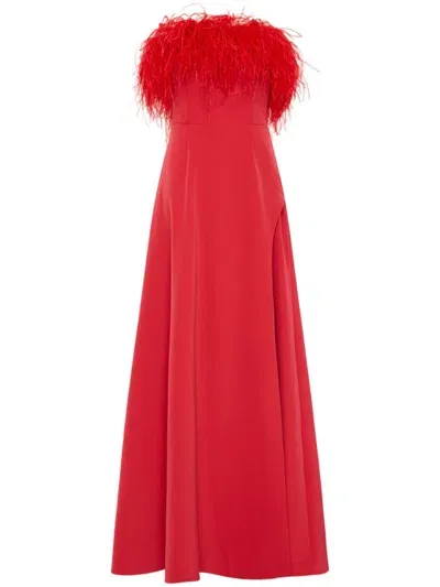 Rachel Gilbert Link Gown In Red