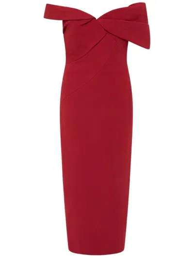 Rachel Gilbert Mattie Dress In Red