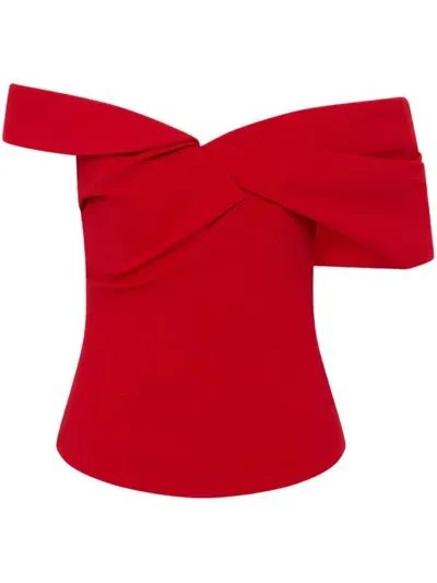 Rachel Gilbert Mattie Top In Red