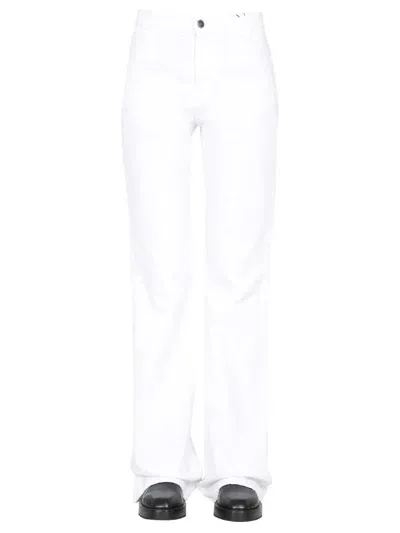 Raf Simons Flared Jeans In White