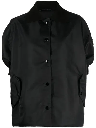 Raf Simons Printworks Tour Short-sleeve Jacket In Schwarz