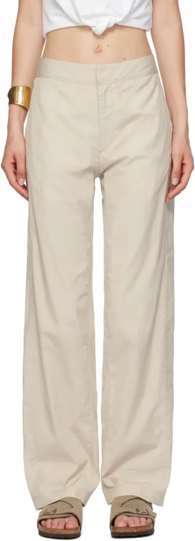 Rag & Bone Beige Fern Trousers