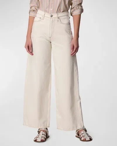 Rag & Bone Sofie Ankle High-stretch Jeans In Ecru