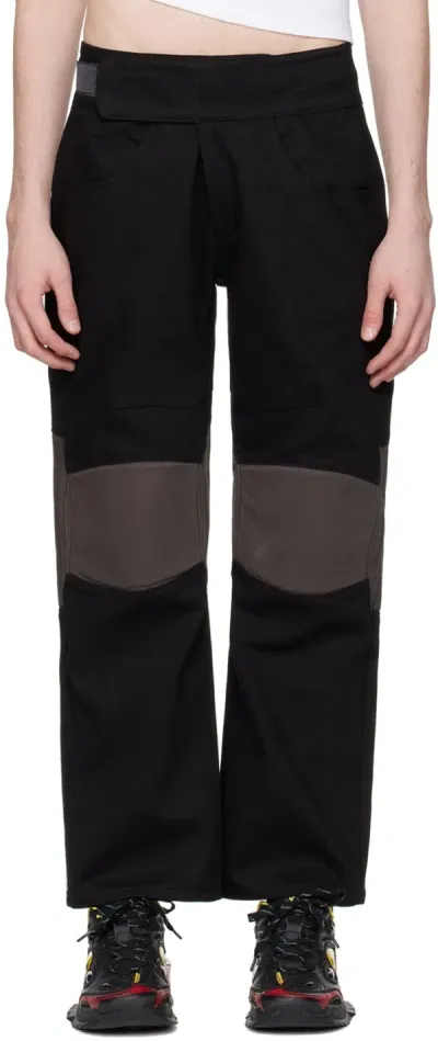 Raga Malak Black Velcro Trousers