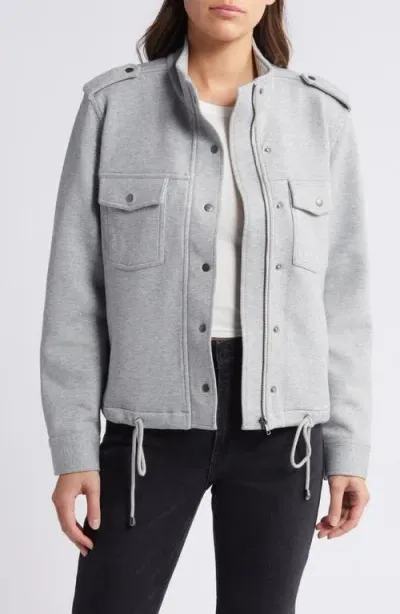 Rails Collins Jersey Military Jacket In Heather Grey