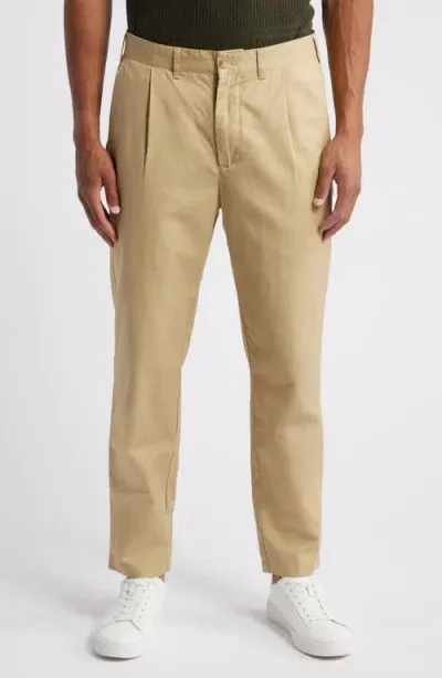 Rails Men's Hawthorne Pleated Canvas Pants In Khaki